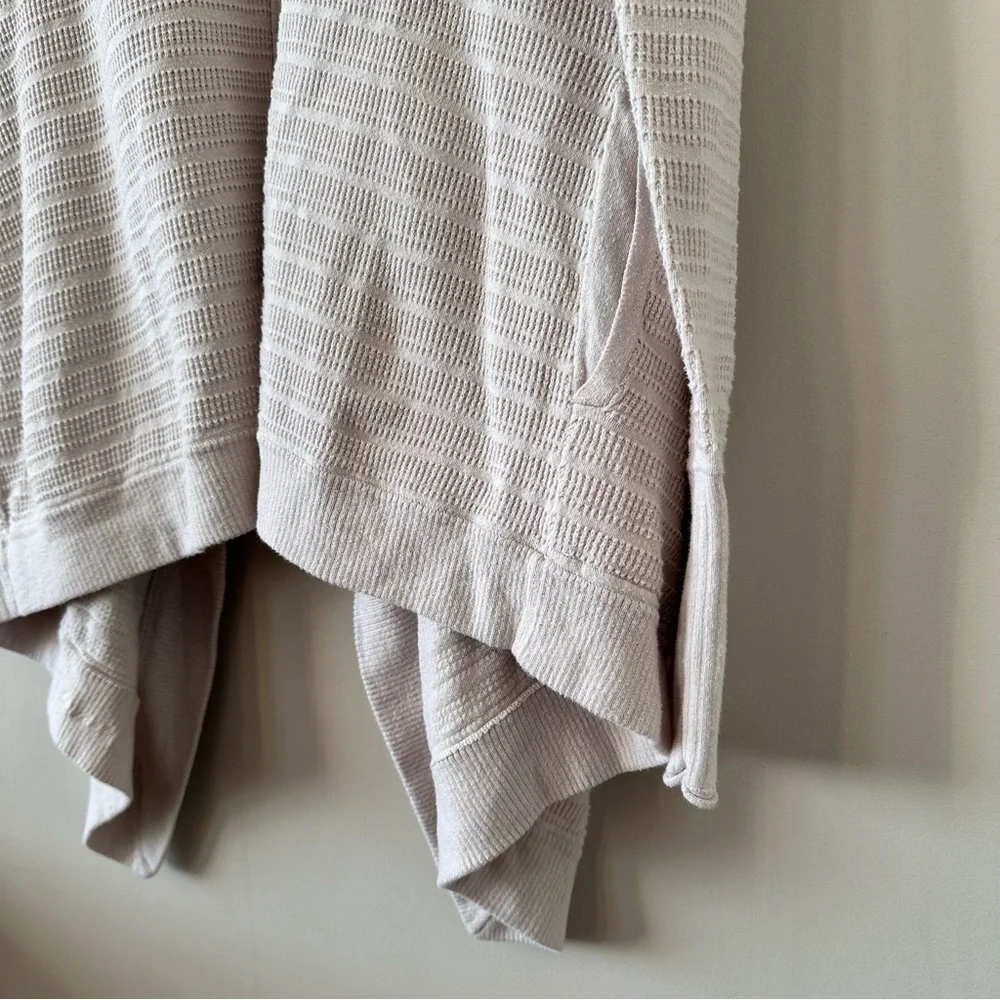 Lululemon-Open Cotton/Silk Waterfall Cardigan (Size:4) - Picture 9 of 11